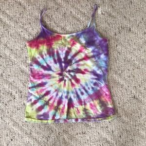 Tie die tank top